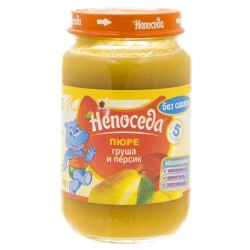 Пюре Непоседа груша персик без сахара с 5 мес 190 г