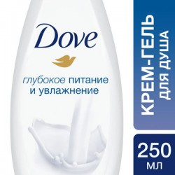 Крем-гель для душа, Dove (Дав) 250 мл Глубокое питание и увлажнение