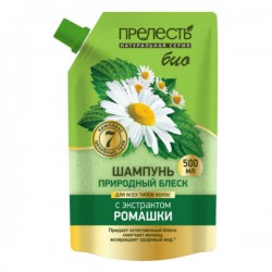 Шампунь Прелесть Био природный блеск ромашка 500 мл