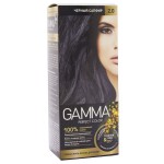 Крем-краска для волос, Gamma (Гамма) 50 г Перфект колор 2.0 черный сапфир