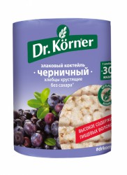 Хлебцы, Doctor Korner (Доктор Кернер) 100 г злаковый коктейль черничный