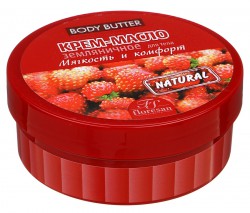 Крем-масло для тела, Body Butter (Боди Баттер) 200 мл Земляничное Формула 282