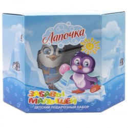 Набор Лапочка Забавы малышей крем-мыло+крем 480мл+75мл